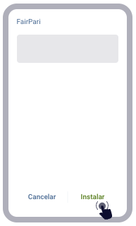 Toque em "Instalar"