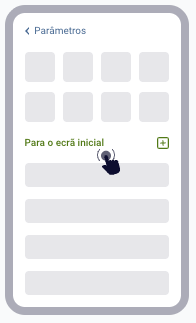 Selecione "Adicionar ao ecrã inicial"